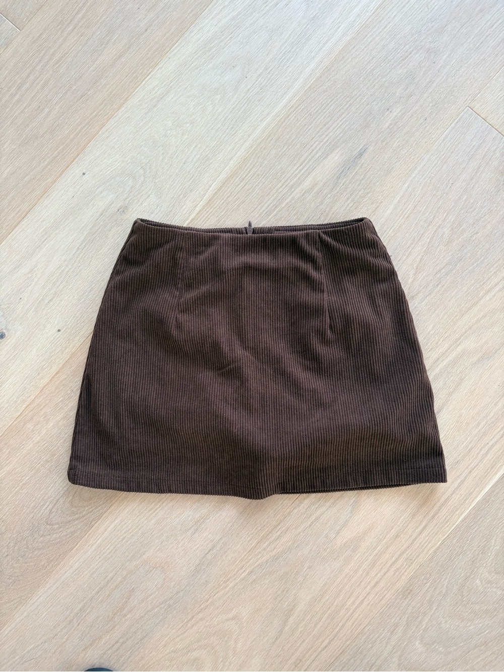 Halara Brown Corduroy Mini Skort